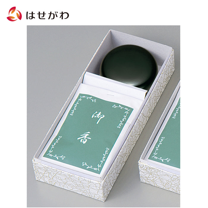 仏具 香合 紫雲香セット 2.5寸 黒 特徴 1