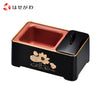 仏具 慈愛 香炉 黒（フチ金）蓮 特徴 1