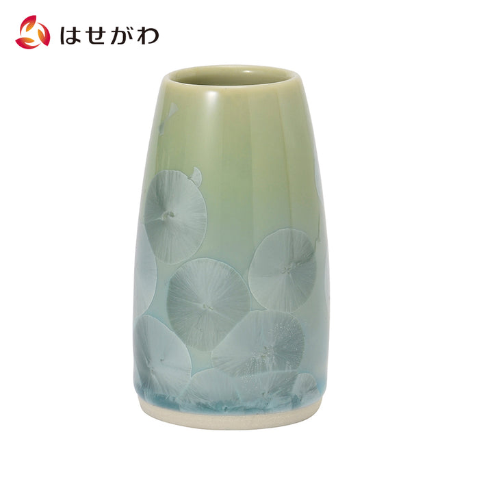 仏具 京都 花結晶4 花立 清水焼 浅緑 特徴 1
