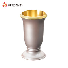 レアル 銅器製 花立 桜