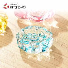 クリスタル お干菓子 重ね菊