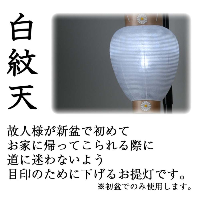 盆提灯 御所 八寸 白紋天柾 プラスチック スタンド 特徴 2