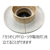 盆提灯 御所 八寸 白紋天柾 リモコン式ローソク電池灯 特徴 4