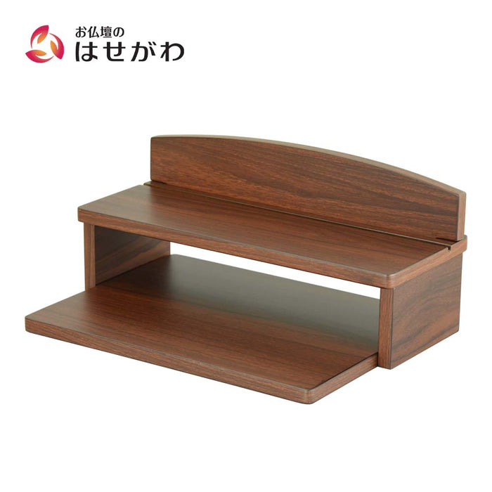 上置型 ミニ盆棚2 ウォールナット調