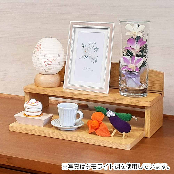 上置型 ミニ盆棚2 ウォールナット調