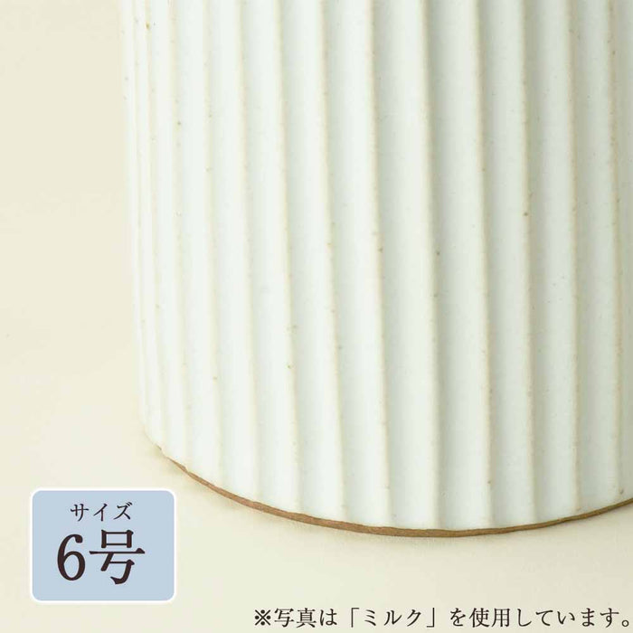 盆用品 花瓶 カヌレ 6号 特徴 6
