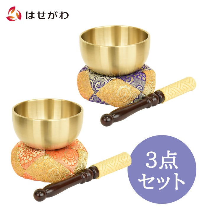 仏具 やすらぎリンセット 2.5寸 リン布団・棒 特徴 1