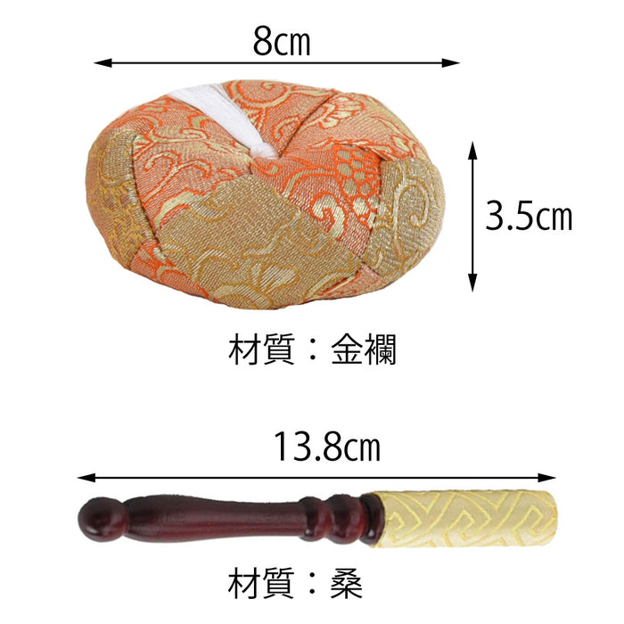 仏具 やすらぎリンセット 2.5寸 リン布団・棒 特徴 5