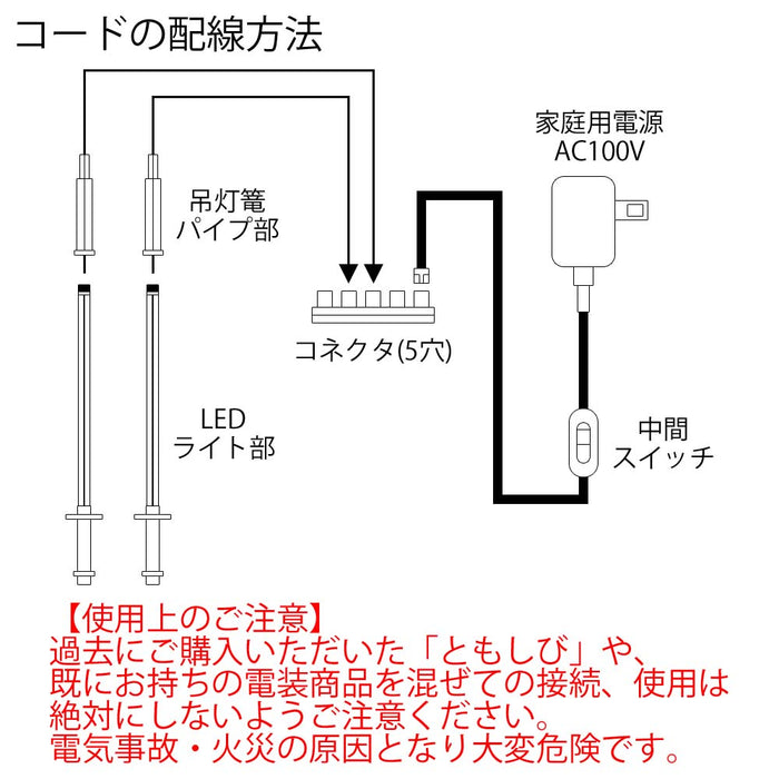 仏具 電装品 新ともしび 中間スイッチ式 特徴 3
