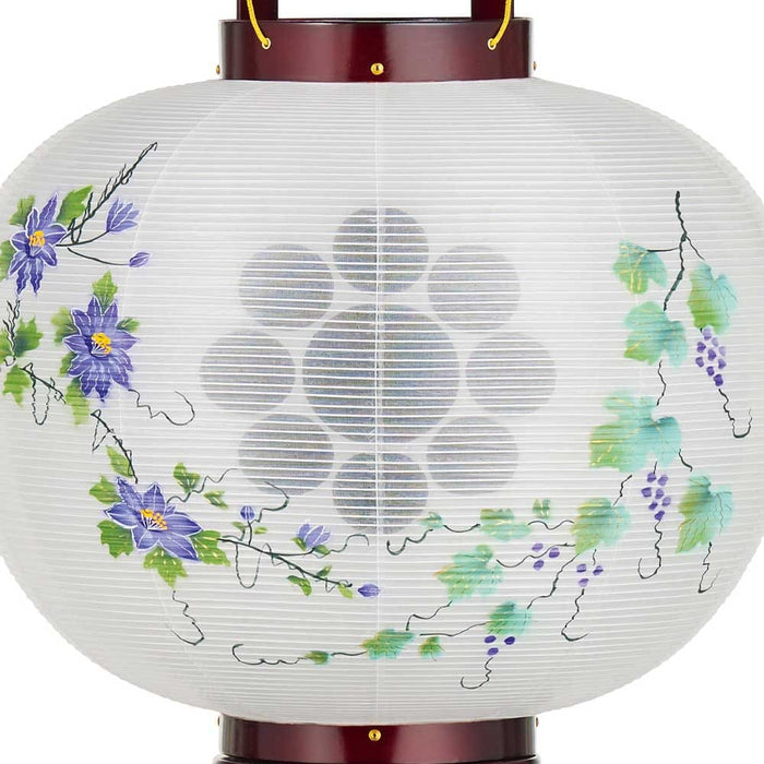 盆提灯 行灯 12号 華桜 紋二重 鉄仙 野葡萄 特徴 3