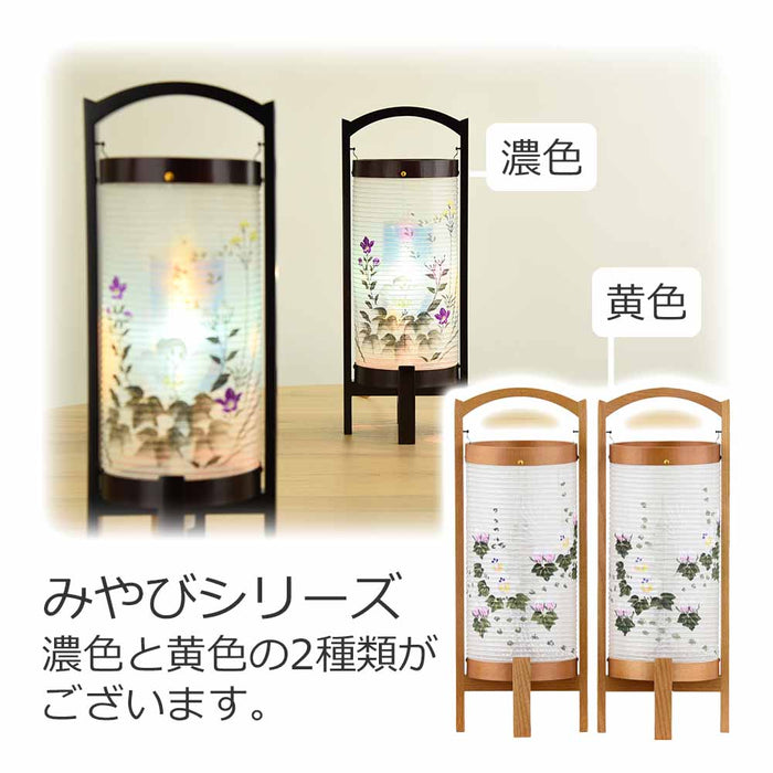 盆提灯 新型 回転 みやび 黄 対 特徴 8