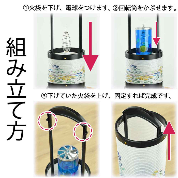 新型 回転 こはる 6号 菊桔梗