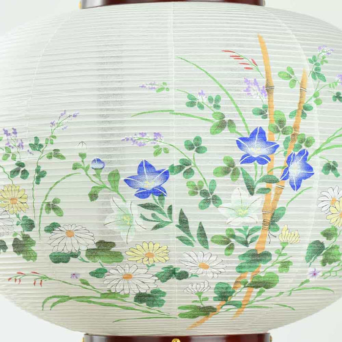 姫行灯 9号 桔梗 菊に竹