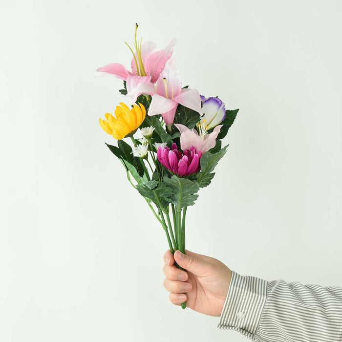 墓参ECO仏花 ユリ 1対セット