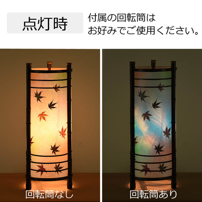 盆提灯 新型 なごみあかり 紅葉 特徴 5