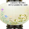 盆提灯 行灯 彩雲の里 10号 絹二重 絵入 特徴 3