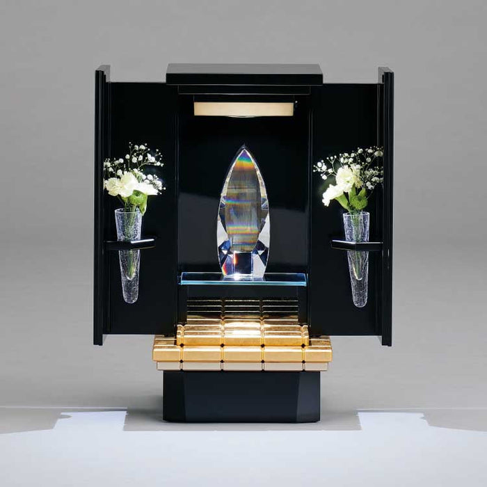 ガラス位牌 過去帳 ブレイズ 総丈17.0cm 特徴 3