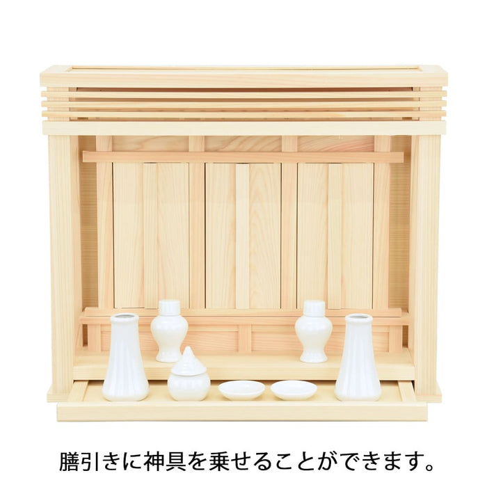 神棚 神具 箱宮 神楽(神具セット付) 特徴 3