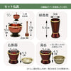 仏壇 【WEB限定】クオーレ タモ 欅色 H54cm 仏具セット 特徴 7