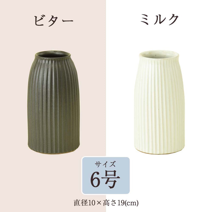 盆用品 花瓶 カヌレ 6号 特徴 2