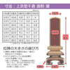 位牌 上京型千倉 面粉 溜塗 特徴 6