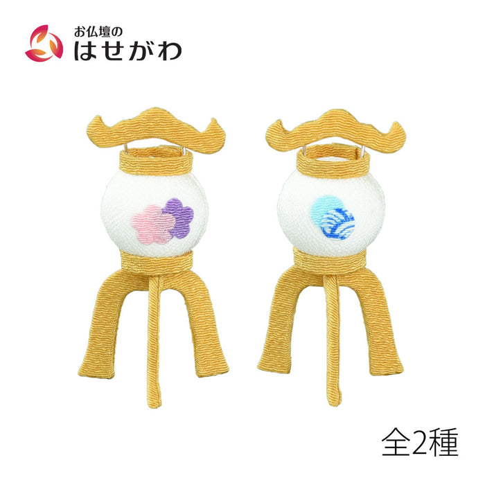 ちりめん提灯 行燈(あんどん)型