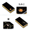 過去帳 蒔絵 黒 日付なし 3.0寸