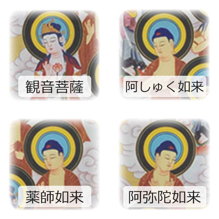 盆用品 床掛軸 十三仏 桃山 3尺 特徴 6