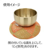 仏具 リン布団 金綴 丸型 3号 橙 特徴 3