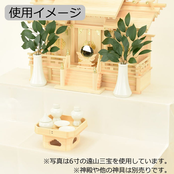 神棚 神具 遠山三宝 木曽ひのき 4.5寸 特徴 3