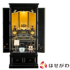 仏壇 四季 高さ129cm 本願寺派仏具セットB