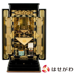 仏壇 伊織 (いおり) 東 高さ131cm 大谷派仏具セットC
