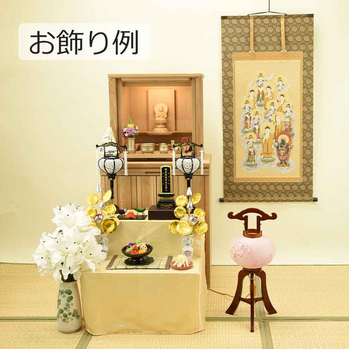 盆用品 床掛軸 十三仏 奥田和人作 4尺 特徴 4