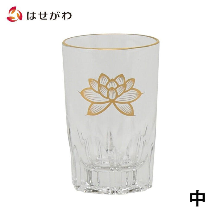仏具 ガラスコップ 上金蓮 中 特徴 1