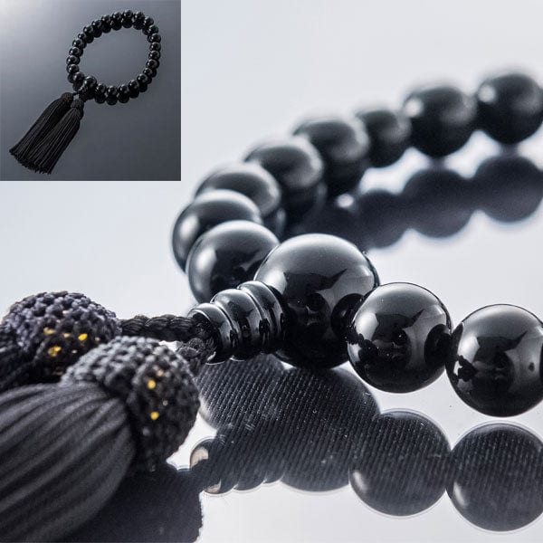 数珠 数珠 たまのお ブラックオニキス12mm 黒 特徴 6