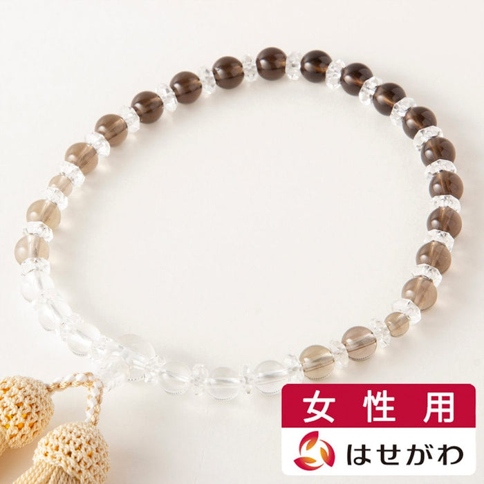 数珠 数珠 たまのお 茶水晶グラデ 鳥の子 特徴 1