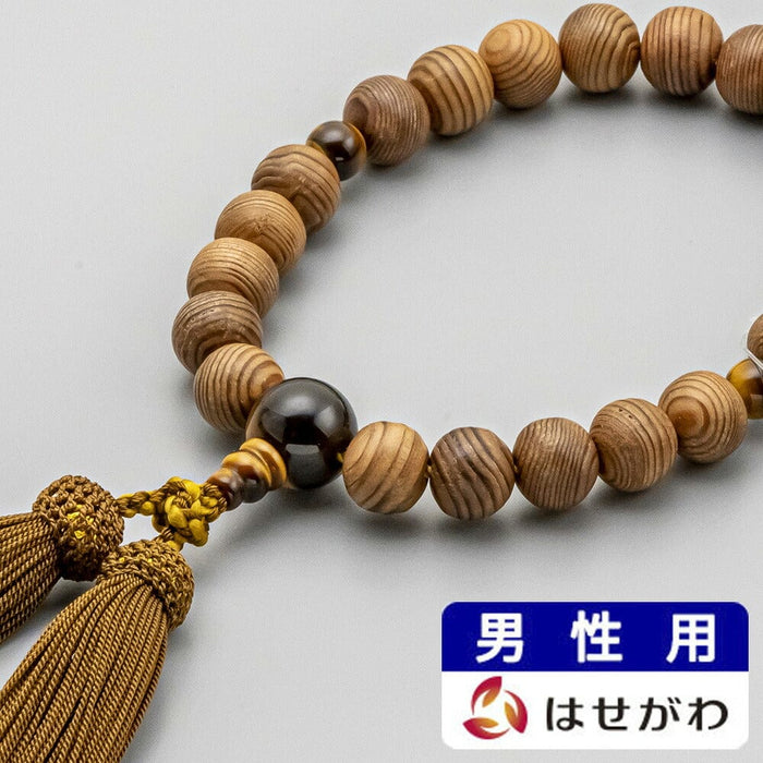 数珠 数珠 日本の木 屋久杉 トラメ仕立 正絹房利休 特徴 1