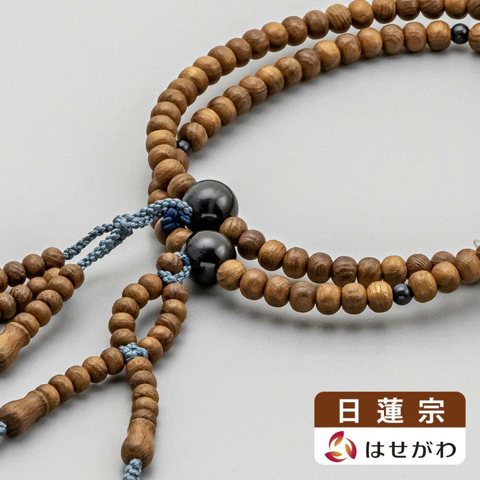 数珠 数珠 日蓮宗 日本の木 槐 青トラメ石仕立て 特徴 1