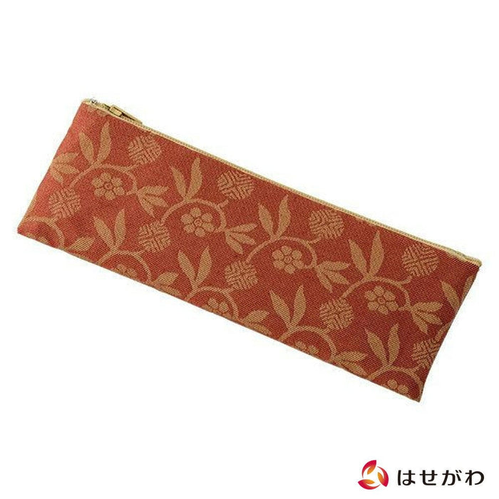 数珠・念珠 数珠袋 ペンケース型(綿) 笹つる ピンク 特徴 1