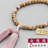 数珠 数珠 日本の木 桜ローズクオーツ正絹房灰桜婦人 特徴 1