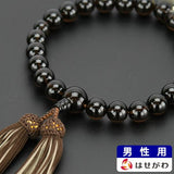 数珠 数珠 茶水晶 正絹頭付 22玉 煙茶･灰重ね 特徴 1