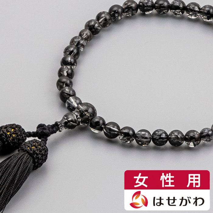 数珠 数珠 ブラックトルマリンインクォーツ 正弥勒房 特徴 1