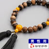 数珠 数珠 黒柿 琥珀仕立 22玉 正絹松房 特徴 1