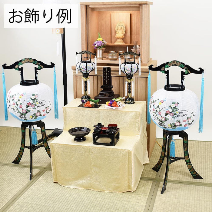盆提灯 回転 11号 秋野 2個セット 特徴 2