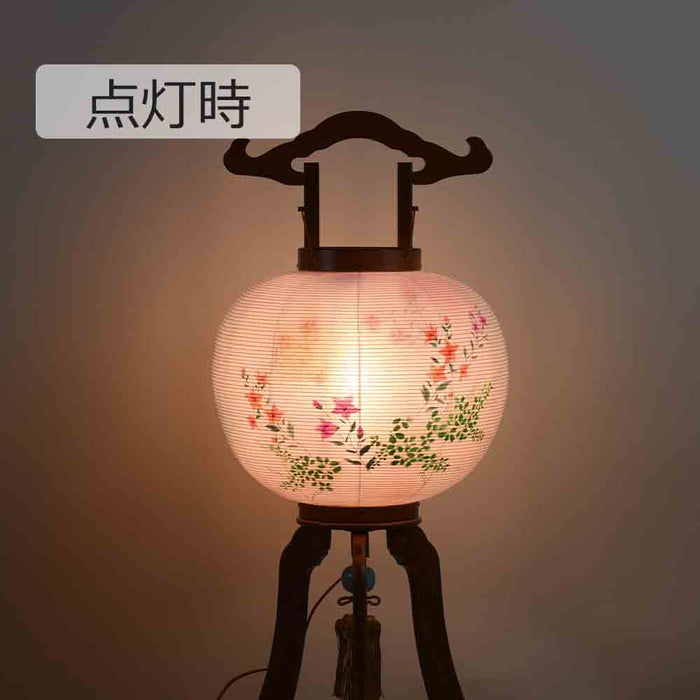 盆提灯 回転 彩桔梗 尺一 欅調 特徴 4