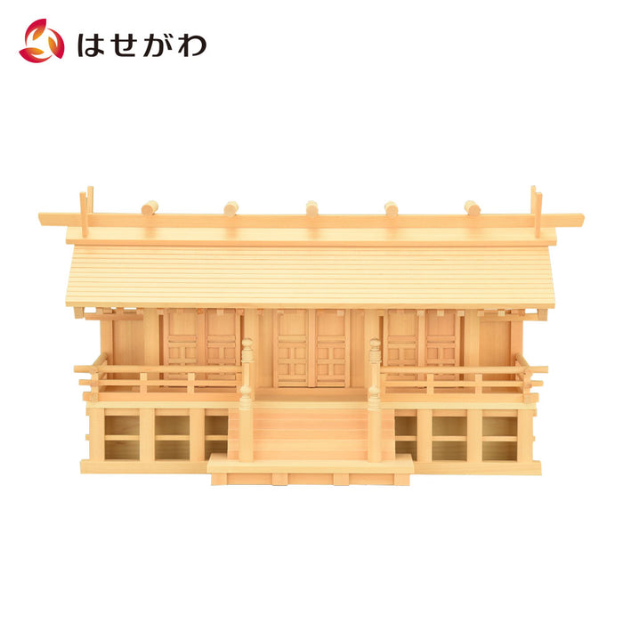 神棚・神具 神殿 木曽通し 三社 御簾付 木曽檜 特徴 1