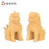 神棚 神具 木彫狛犬 白木 4.0寸 特徴 1