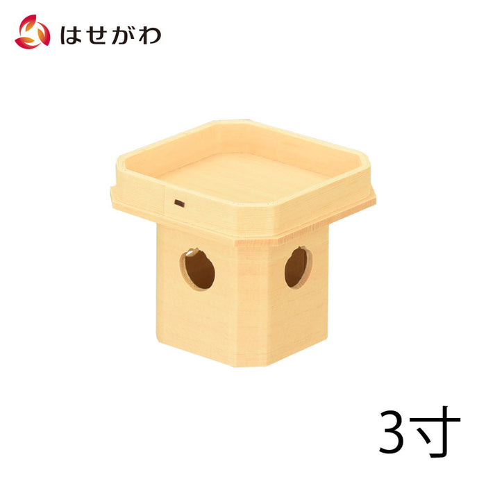 神棚 神具 三宝 木曽ひのき 3.0寸 特徴 1