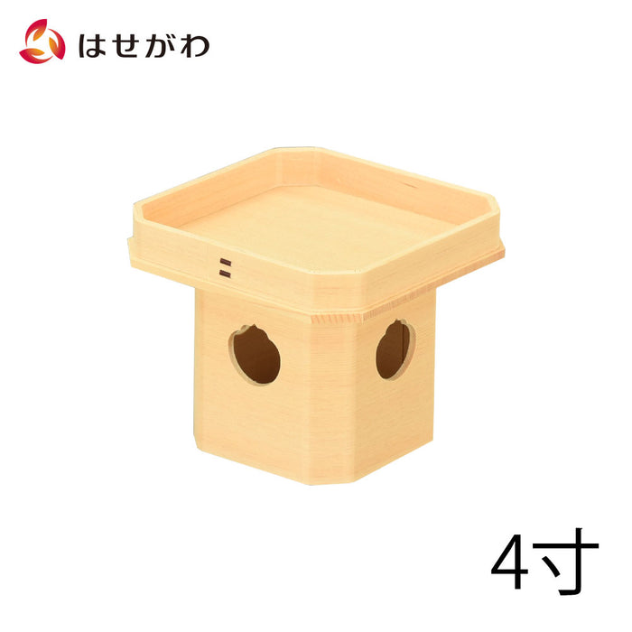 神棚 神具 三宝 木曽ひのき 4.0寸 特徴 1