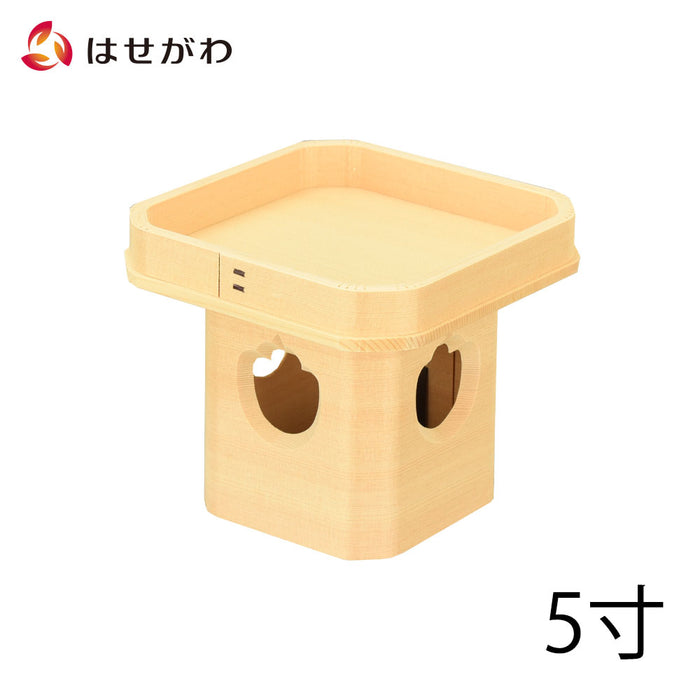 神棚 神具 三宝 木曽ひのき 5.0寸 特徴 1